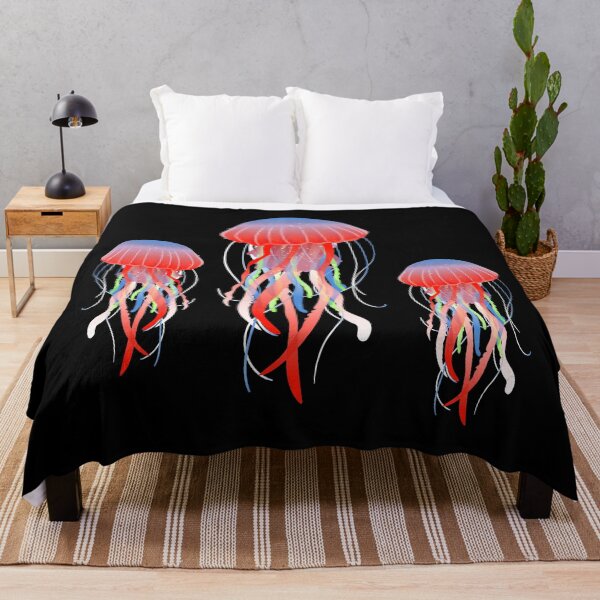 Item preview, Sea beach jellyfish swarm designed and sold by emphatic.