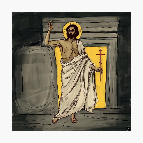 Resurrected Christ Photographic Print