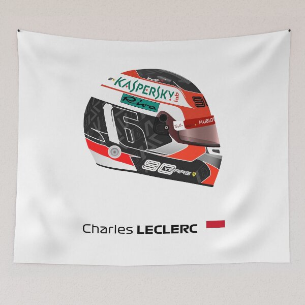 Item preview, Charles Leclerc's Helmet 2019 (3) designed and sold by andreanastasio.