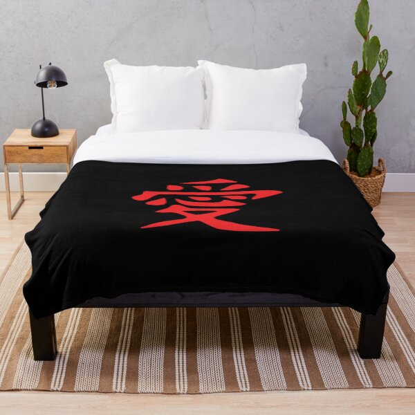 GAARA LOVE TATOO Throw Blanket