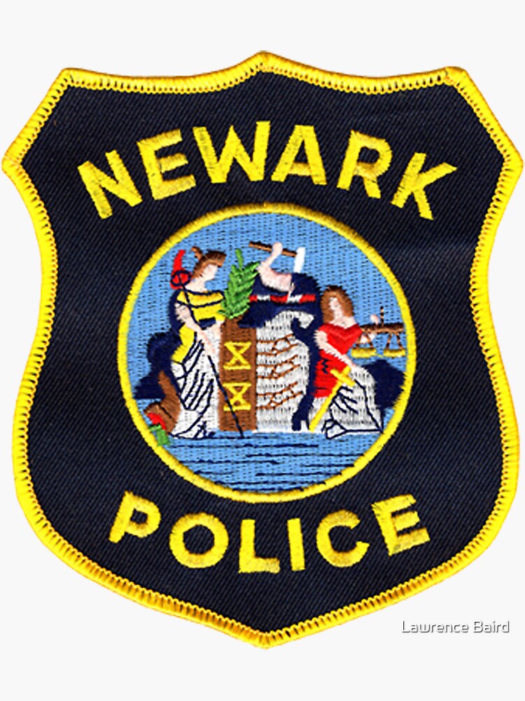 " Newark Police" Sticker by lawrencebaird | Redbubble