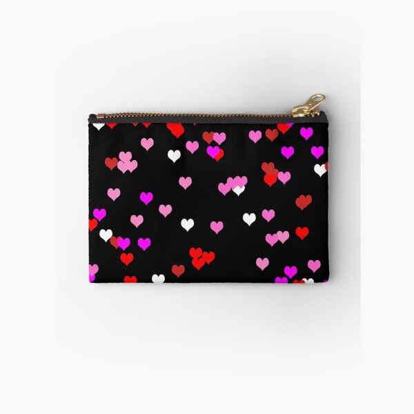 Item preview, Scattered Hearts in Pink Showing Black Background Option designed and sold by Darcy777.