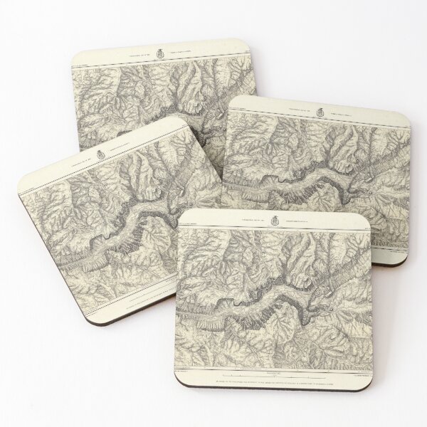 Item preview, Antique Topographical Map of Yosemite Valley Circa 1883 designed and sold by Designs by Kool Kat.