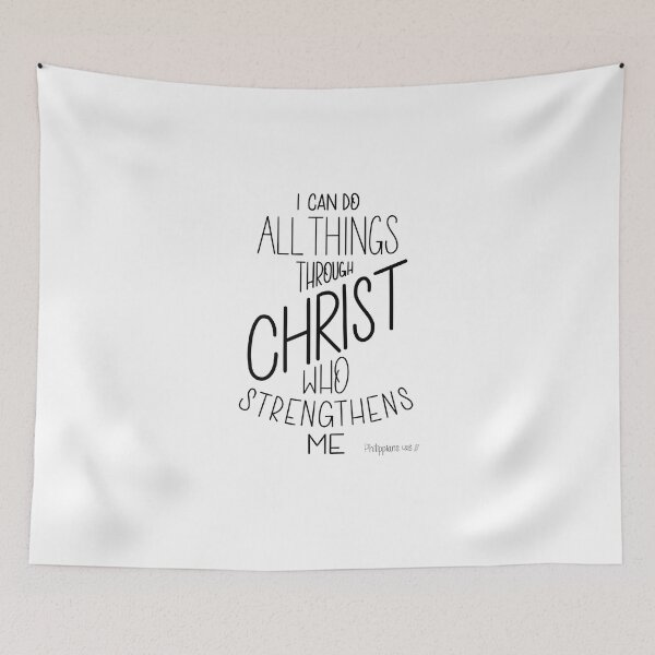 Item preview, Philippians 4:13 I can do all things through Christ who strengthens me designed and sold by BellaLouDesigns.