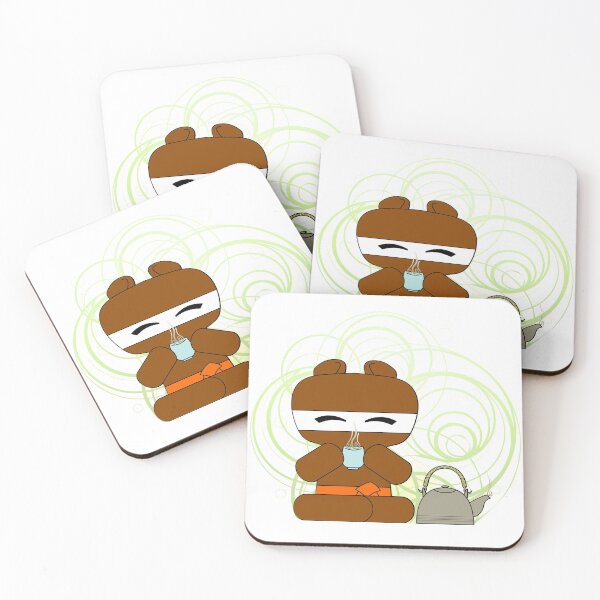 Item preview, Bear-Ninja Tea Time designed and sold by shiro.