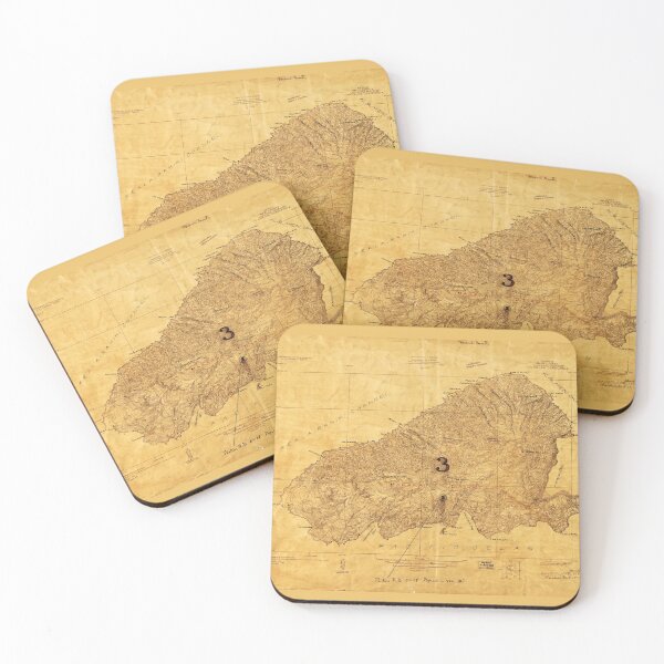 Item preview, Map of Kahoolawe, Hawaiian Island (1926) designed and sold by allhistory.