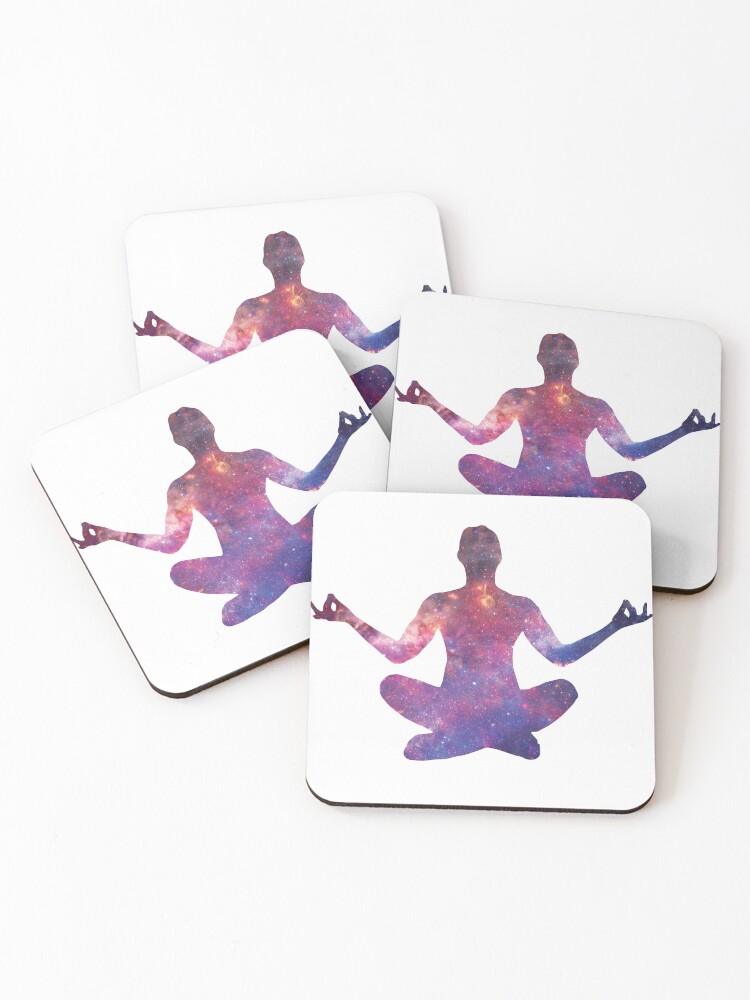 Thumbnail 1 of 5, Coasters (Set of 4), Yoga designed and sold by Liniskop.