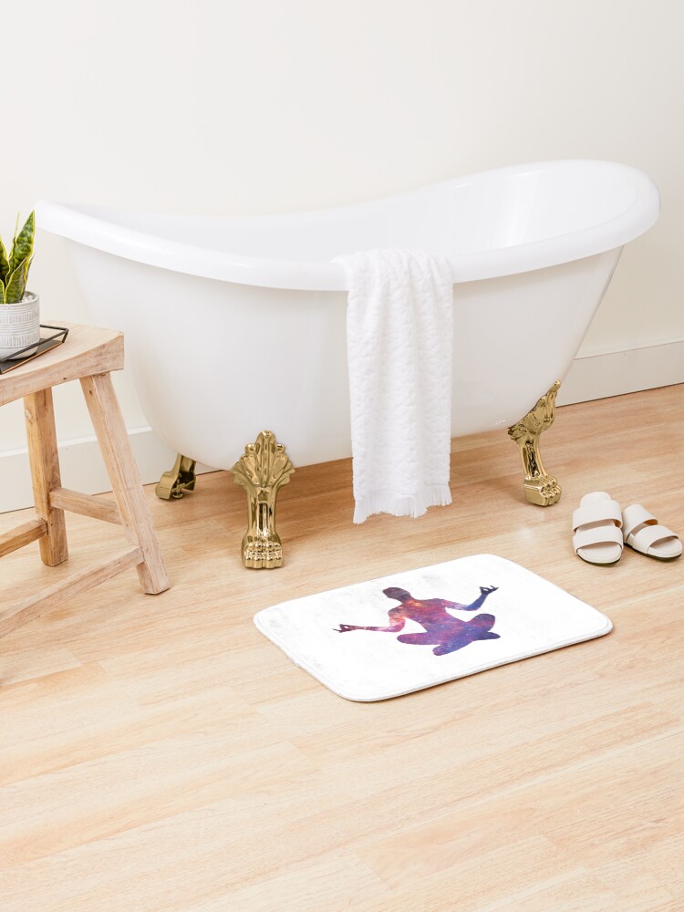 Thumbnail 2 of 6, Bath Mat, Yoga designed and sold by Liniskop.