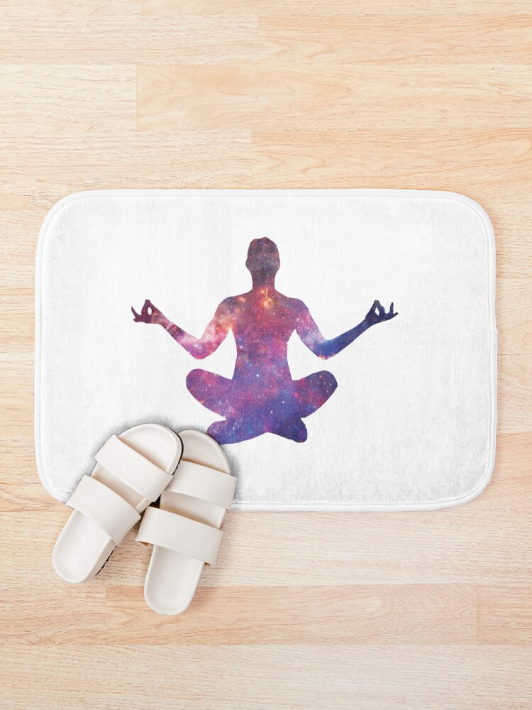 Thumbnail 1 of 6, Bath Mat, Yoga designed and sold by Liniskop.