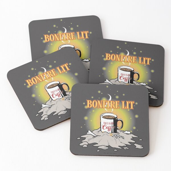 First Flame Coffee Coasters (Set of 4)