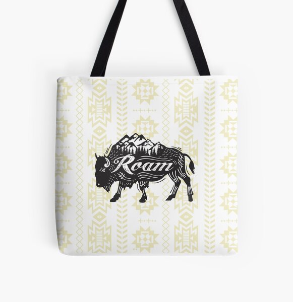 Item preview, Roam Buffalo, Southwest Yellow Background designed and sold by MyMaxDesign.