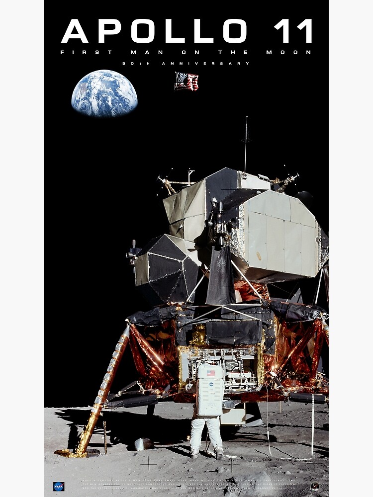 Disover Apollo 11 Anniversary 3 Premium Matte Vertical Poster