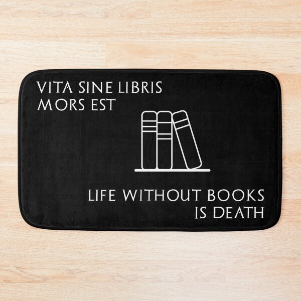 Item preview, Life without books is death -  invert designed and sold by adiosmillet.