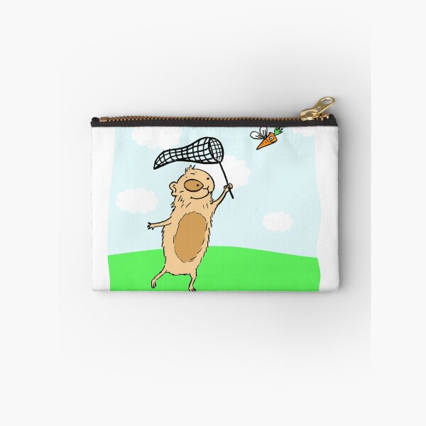 Item preview, Guinea pig chasing flying carrot designed and sold by mondesign26.