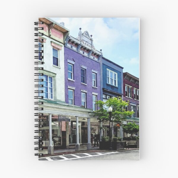 Item preview, Kingston NY - View of Wall Street designed and sold by Susan Savad.