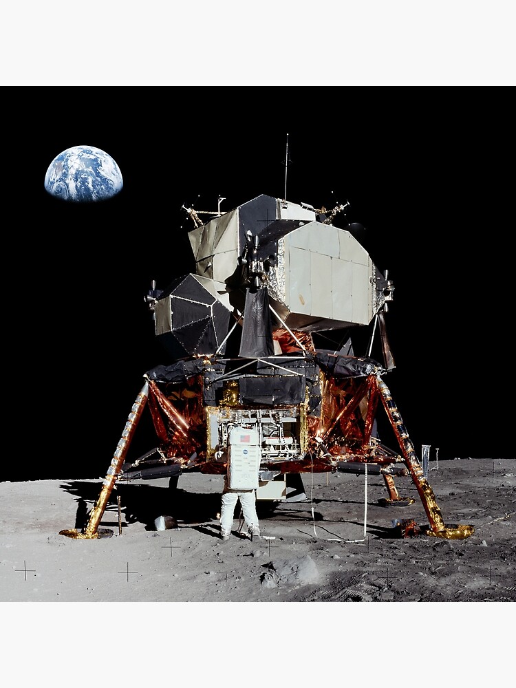 Aldrin and Apollo 11 Lunar Module Eagle