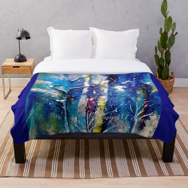 Winter....Grateful Throw Blanket