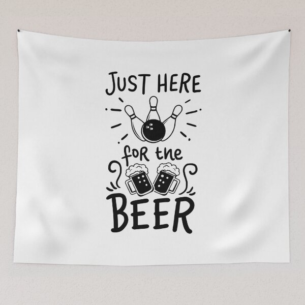 Item preview, Just Here For The Beer I Bowling Shirt For Your Next Strike designed and sold by teweshirt.