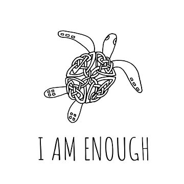 Artwork thumbnail, I am enough turtle by GillianAdams
