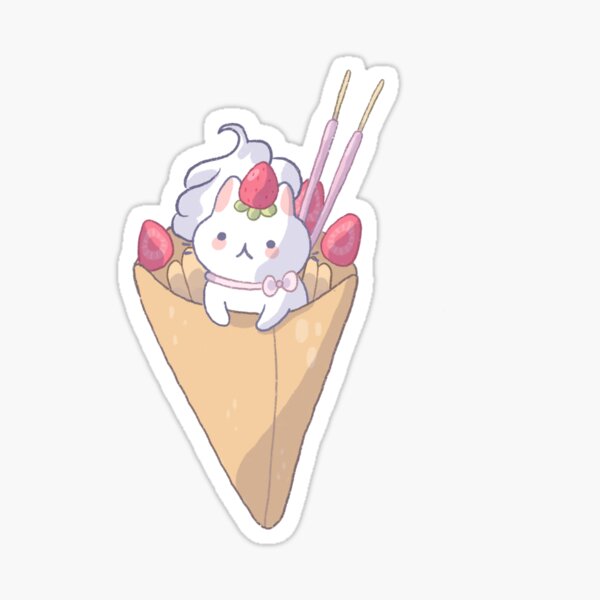 Kitty in a crepe Sticker