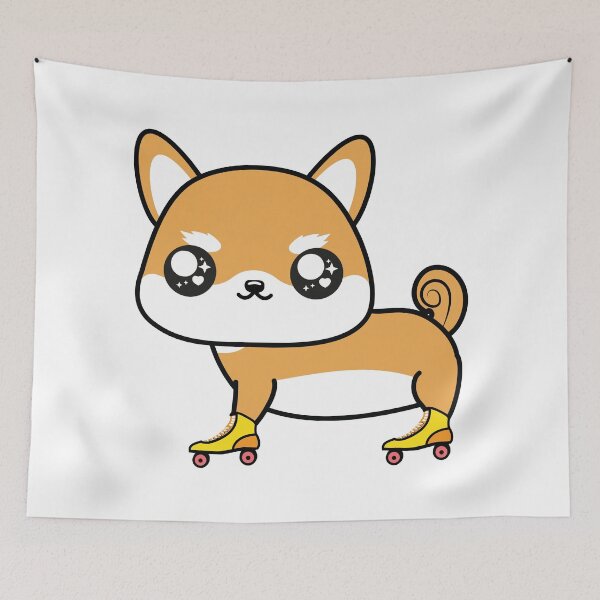 Item preview, rollerskating pupper!  designed and sold by johnnybside.