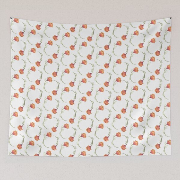 Item preview, Cali poppies designed and sold by Cecile Haynes.