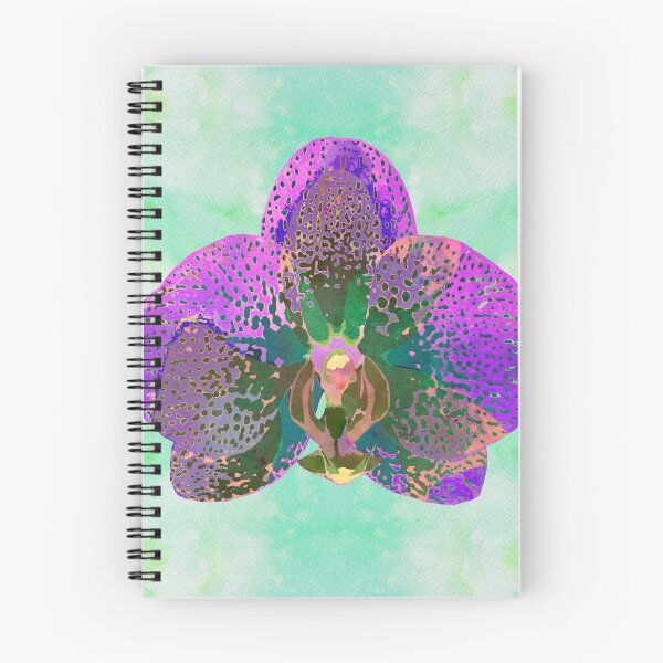 Item preview, Watercolor Orchid Portrait #2 | Floral Art Print | Purple Green designed and sold by AndreaHelmArt.