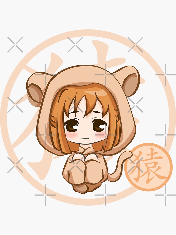 "Chibi Ritsu Monkey Zodiac Fruits Basket" Sticker by LoShimizu Redbubble