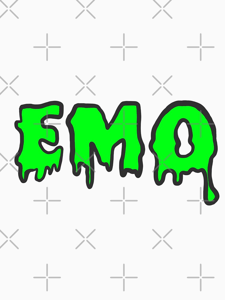Emo green & black pull-over