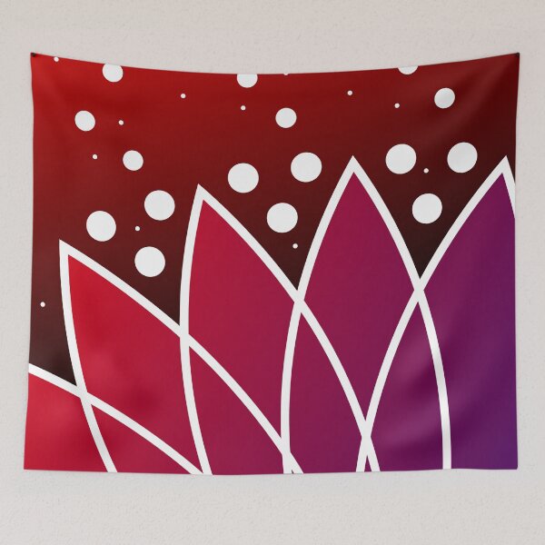 Item preview, Fire symbol, abstract Lotus geometric flower designed and sold by EllianhPi.