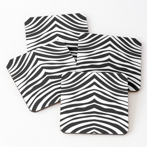 Item preview, Zebra Animal Print Black and White 1 designed and sold by popartist.