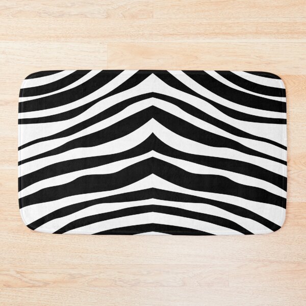 Item preview, Zebra Animal Print Black and White 1 designed and sold by popartist.