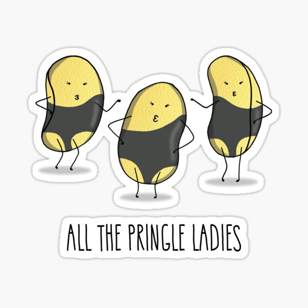 All The Pringle Ladies Sticker
