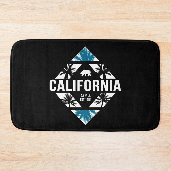 Item preview, California Republic Los Angeles Bear Geometric Design with Palm Trees designed and sold by TeagoShirts.