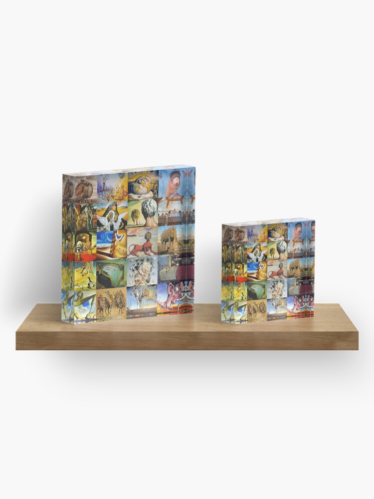 Alternate view of Salvador Dali Acrylic Block