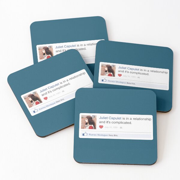 Item preview, Juliet is in a Relationship & It's Complicated designed and sold by huckblade.
