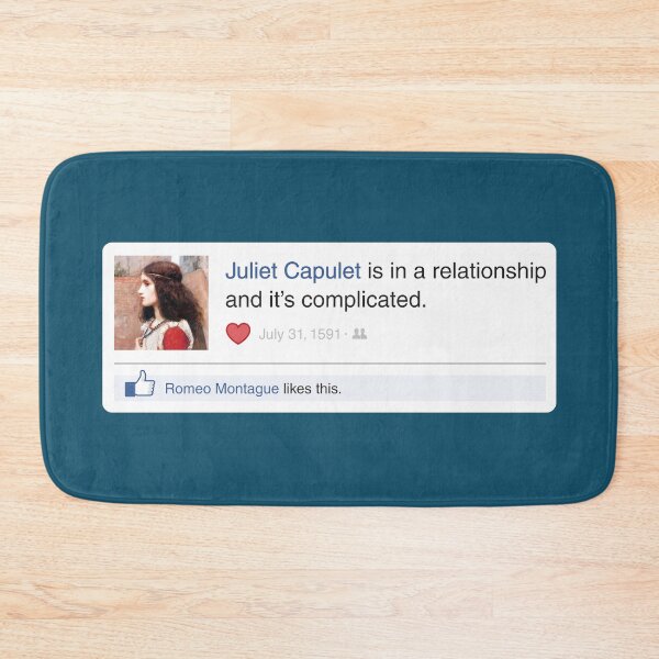 Item preview, Juliet is in a Relationship & It's Complicated designed and sold by huckblade.