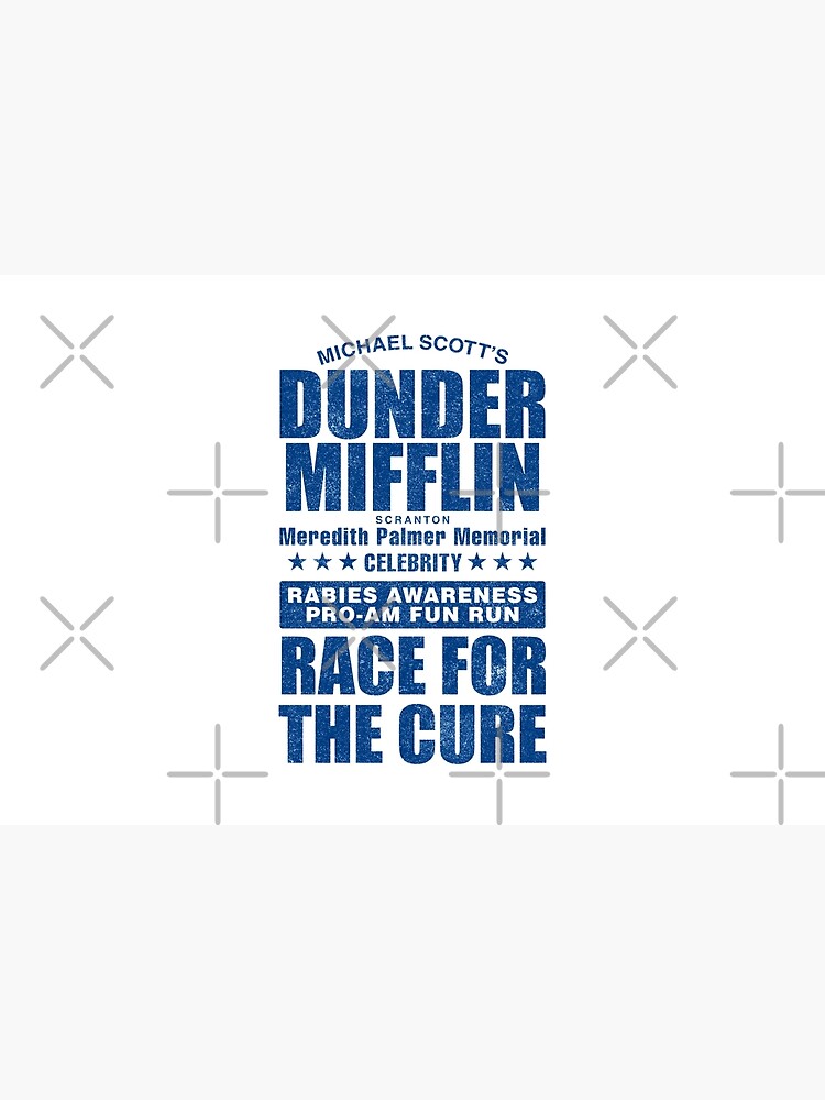 Discover Dunder Mifflin Rabies Awareness Race for the Cure | Bath Mat