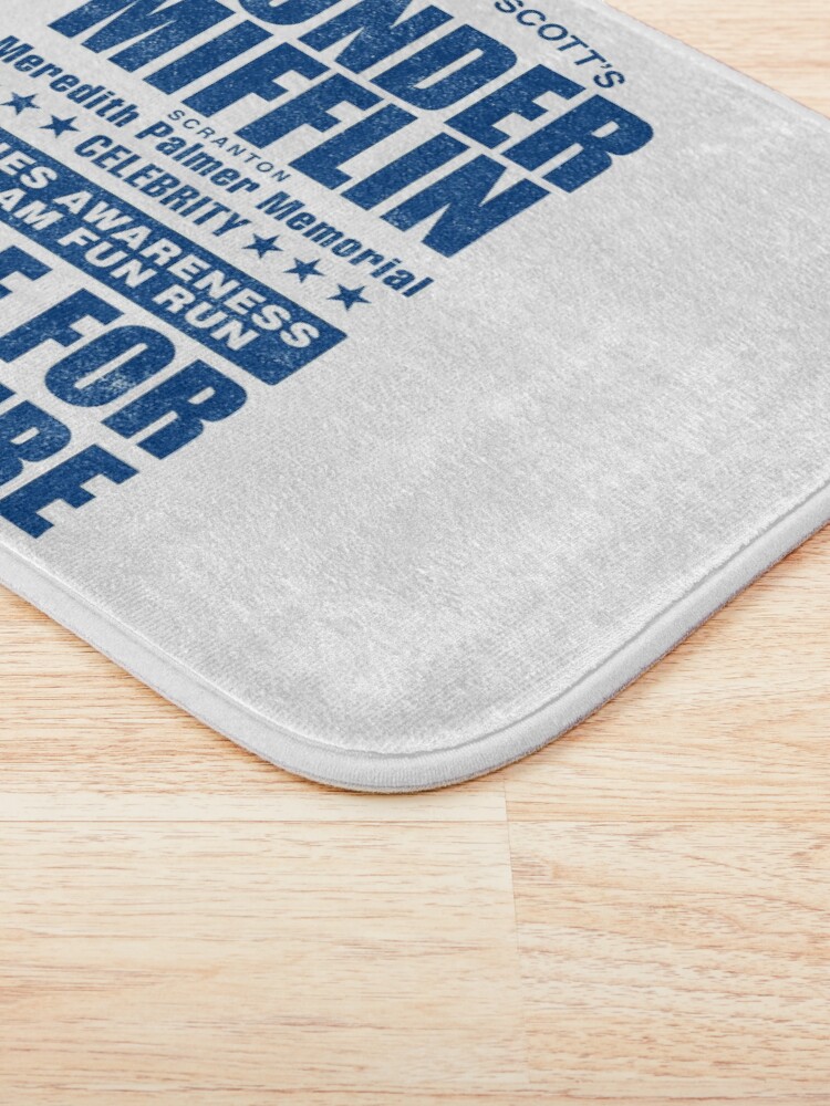Alternate view of Dunder Mifflin Rabies Awareness Race for the Cure Bath Mat