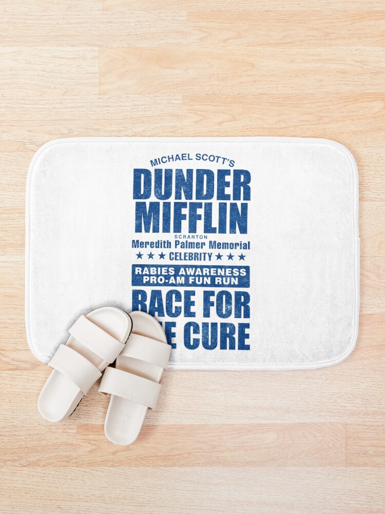 Alternate view of Dunder Mifflin Rabies Awareness Race for the Cure Bath Mat