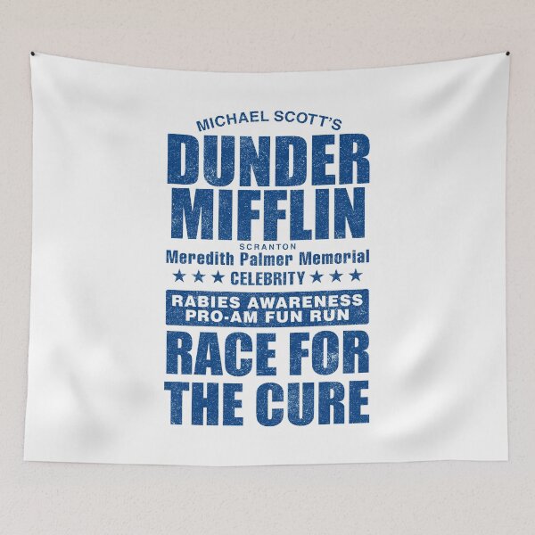 Item preview, Dunder Mifflin Rabies Awareness Race for the Cure designed and sold by huckblade.