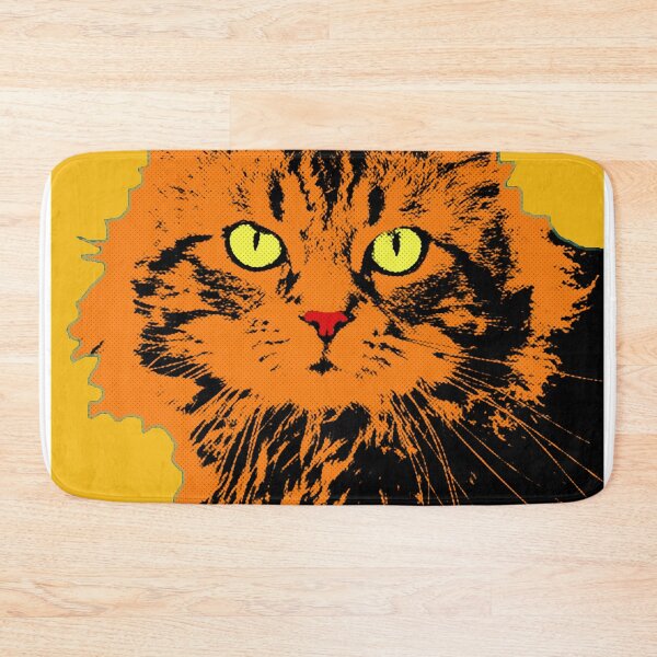 Item preview, CAT POP ART ORANGE designed and sold by NYWA-ART.