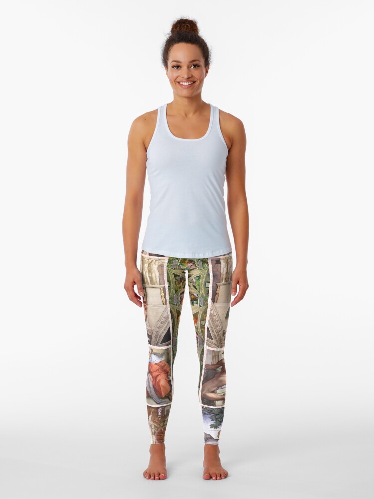Thumbnail 1 of 5, Leggings, Sistine Chapel designed and sold by Montage-Madness.