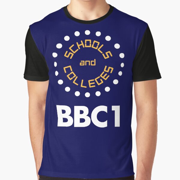 NDVH BBC1 Schools and Colleges - 1970s Graphic T-Shirt