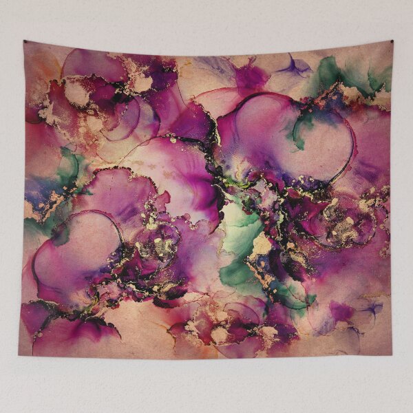 Item preview, Marbled Texture in Purples and Gold designed and sold by blueskiesforme.