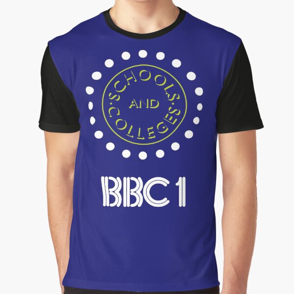 NDVH BBC1 Schools and Colleges - 1980s Graphic T-Shirt