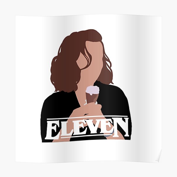 Eleven Stranger Things Season 3 Poster By Sarahxgrs Redbubble - dustin stranger things roblox shirt