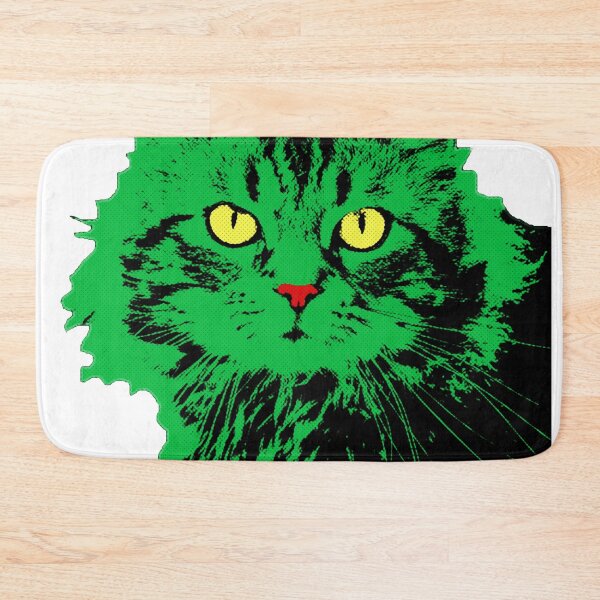 Item preview, CAT POP ART  GREEN designed and sold by NYWA-ART.