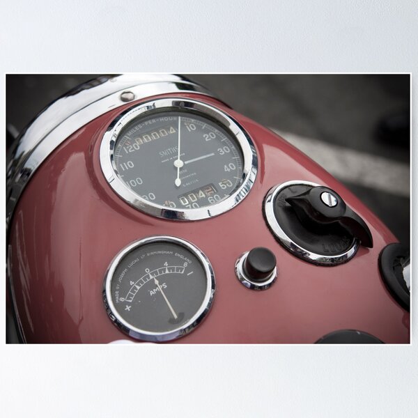 Motorcycle Speedo Poster