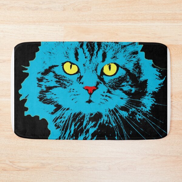 Item preview, Pop cat blue black designed and sold by NYWA-ART.